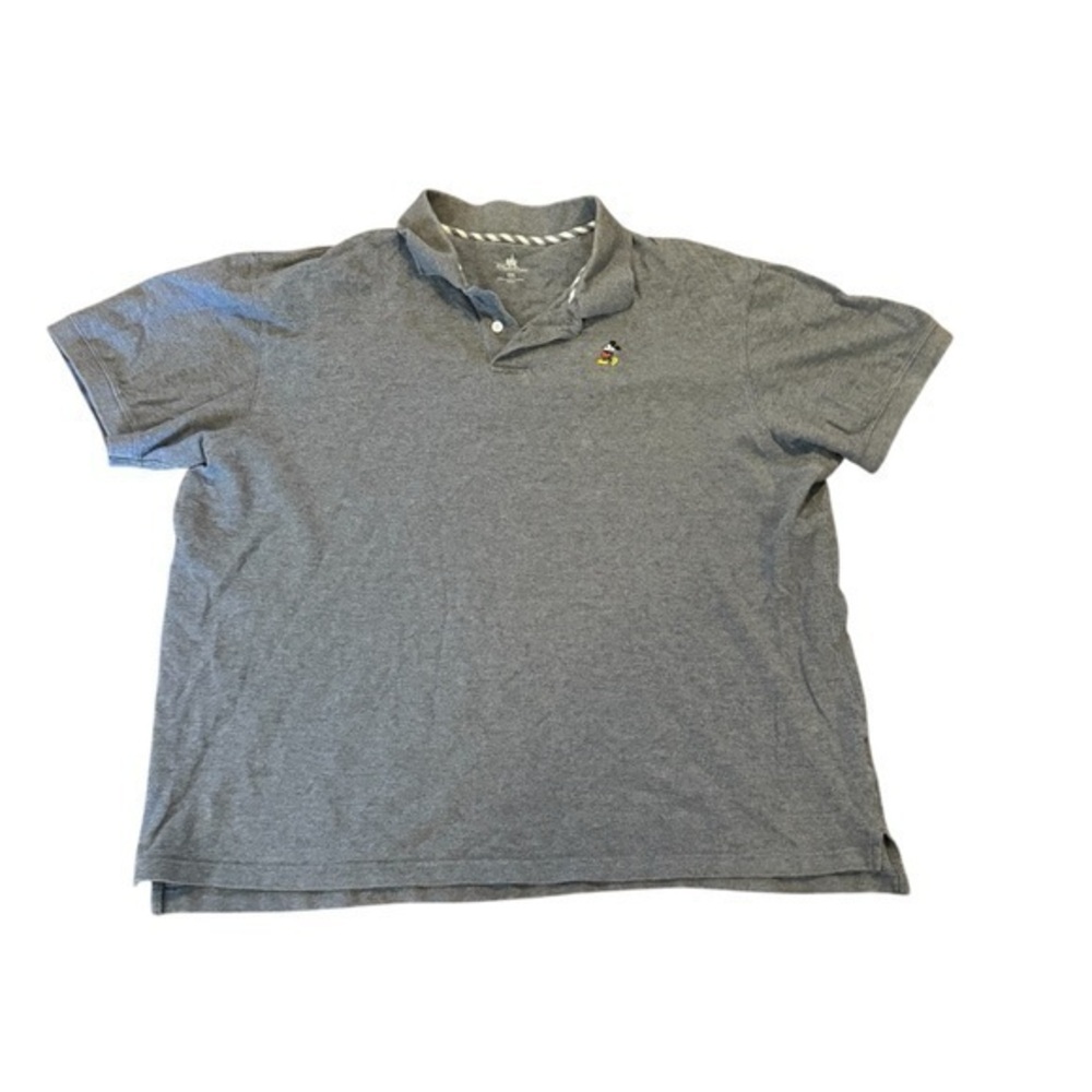 Men’s Gray Mickey Mouse Disney polo shirt